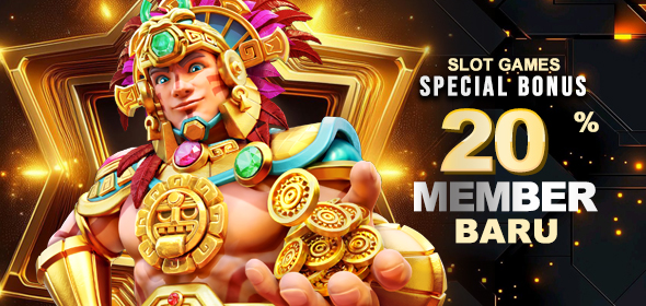 Bonus New Member 20% Slot Games